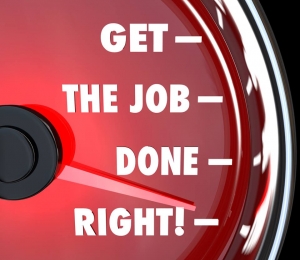 get the job done right