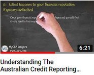 Understanding The Australian Credit Repoarting System Understanding The Australian Credit Repoarting System