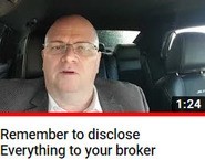 remember to disclose everything to your broker(k)