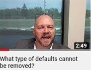 what type of defaults cannot be removed what type of defaults cannot be removed