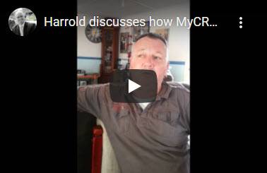 Harrold discusses his success with MyCRA Lawyers credit repair specialists | call now on 1300 667 218