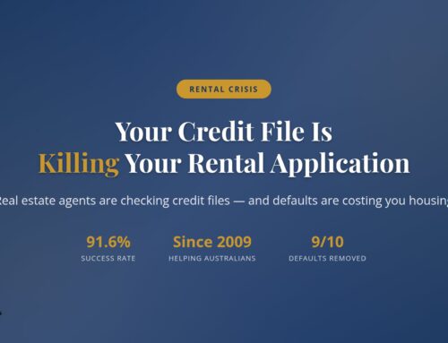 Your Credit File Is Killing Your Rental Application