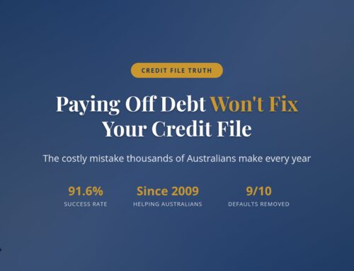 Paying Off Debt Won’t Fix Your Credit File (Here’s What Will)