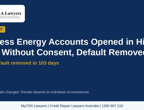 Case Study: Business Energy Accounts Opened in His Name Without Consent, Default Removed