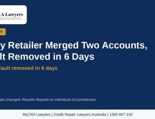 Case Study: Energy Retailer Merged Two Accounts, Default Removed in 6 Days