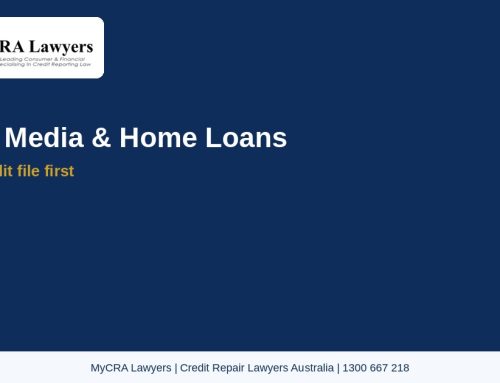 Social Media and Home Loans: Fix the Credit File First