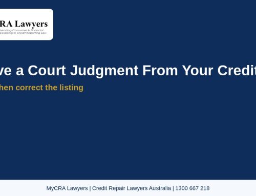 How to Remove a Court Judgment from Your Credit File in Australia