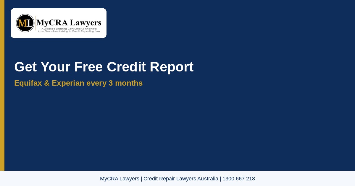 Featured image: how to get your free credit report in Australia